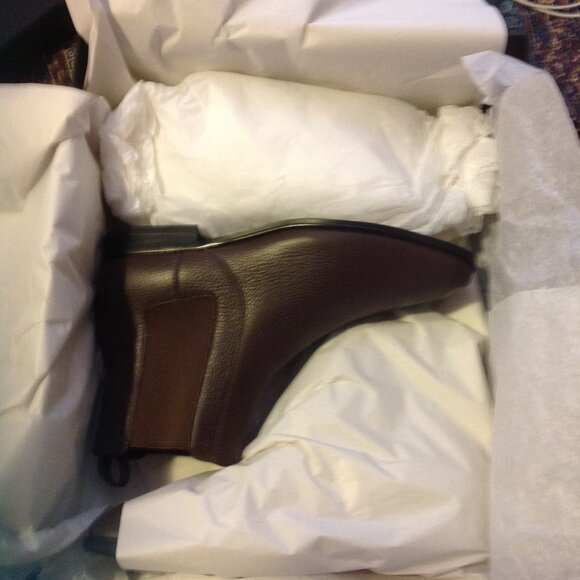 Coach Men's Brown Leather Chelsea Boots - 11.5D - New in Box - Picture 7 of 10